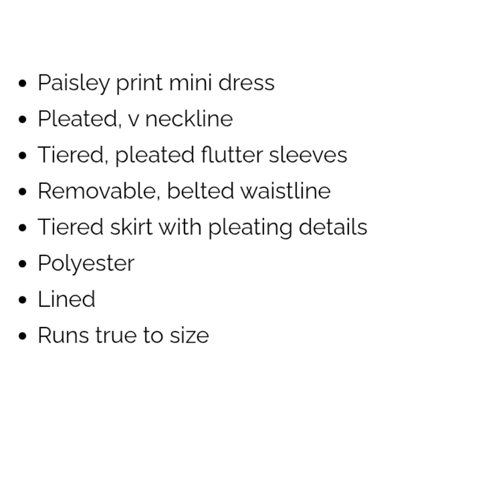 Alden Adair Courtney Paisley Dress Sz S - Picture 3 of 12